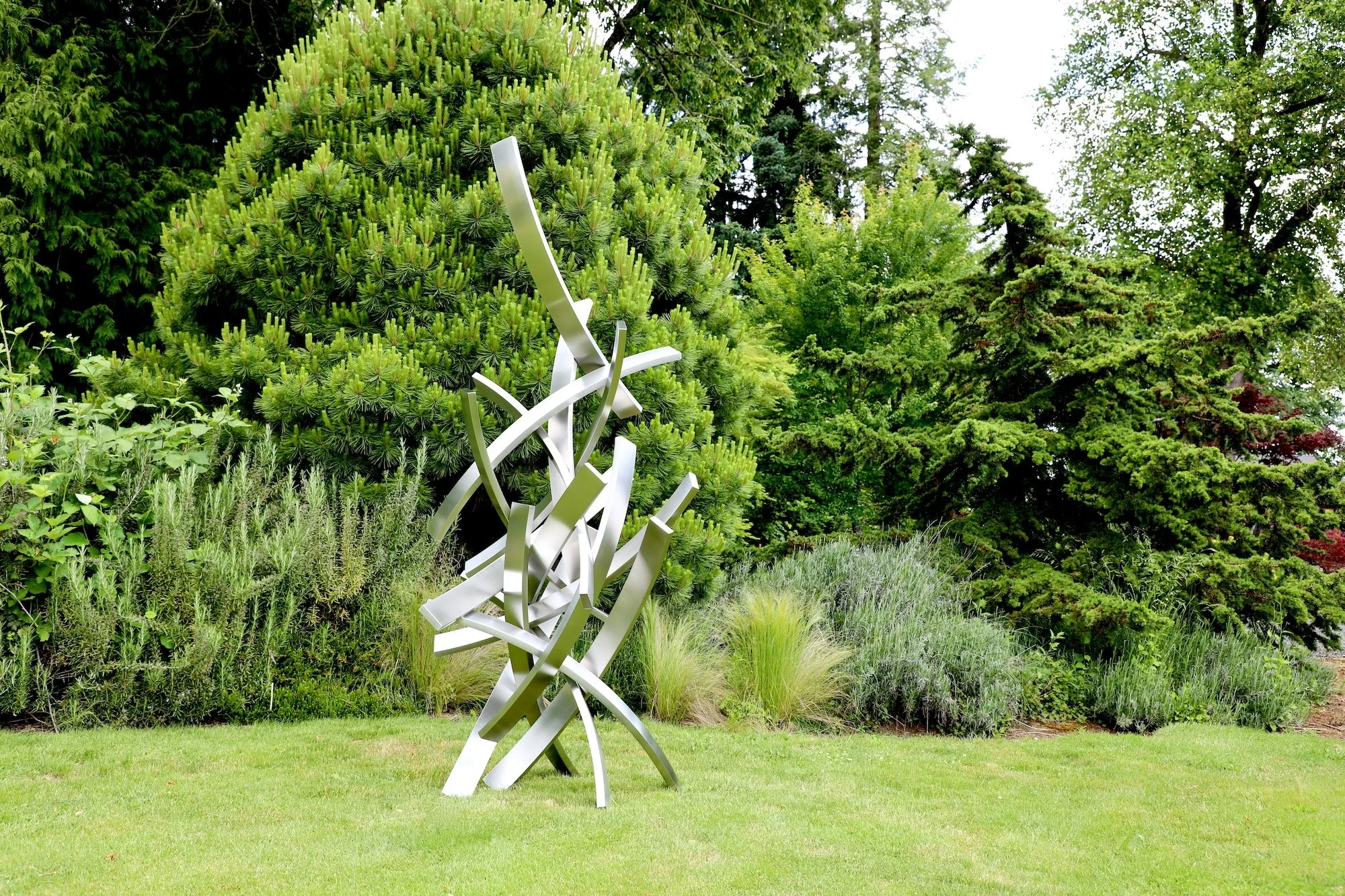 Sculpture fabricated by Peter Tatum for Matt Devine — Start Anew (2023), 96×52×42 in